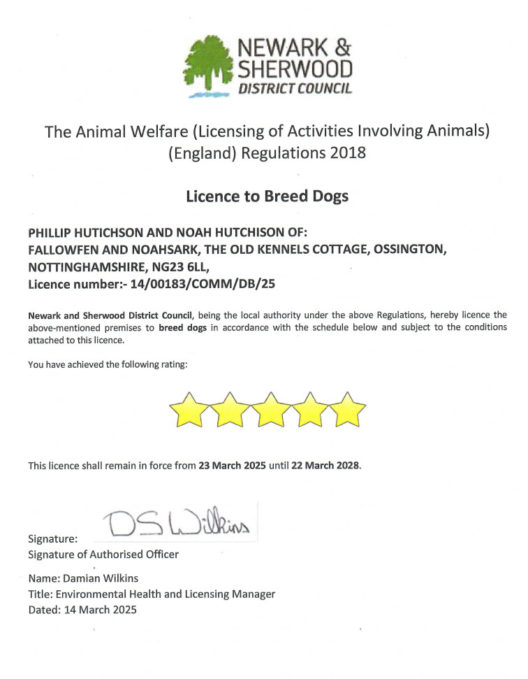 20250318 FALLOWFEN BREEDING LICENCE